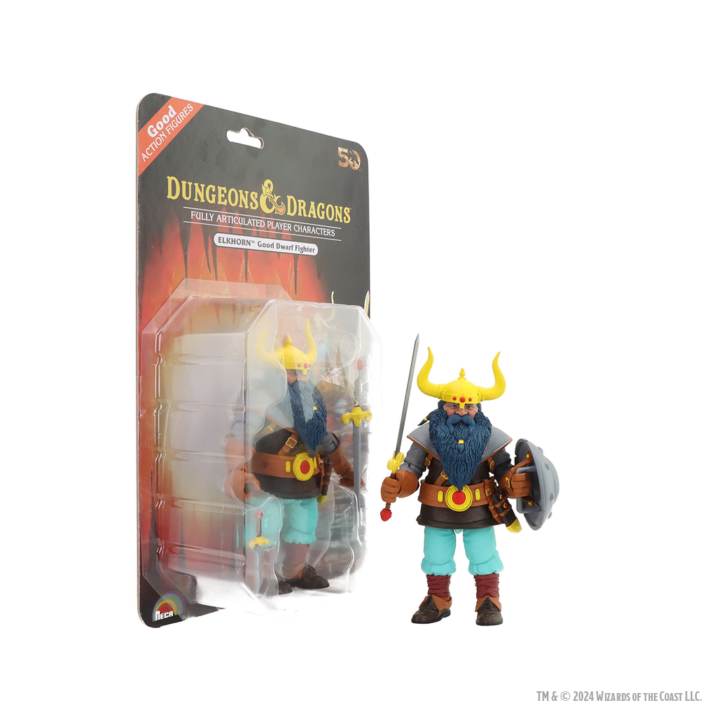 PRE-ORDER - Dungeons & Dragons 7” Scale Action Figure – Limited 50th Anniversary Edition Elkhorn Figure