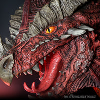 BACK-ORDER - D&D Replicas of the Realms: Ancient Red Dragon Trophy Plaque - Limited Edition 50th Anniversary