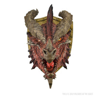 BACK-ORDER - D&D Replicas of the Realms: Ancient Red Dragon Trophy Plaque - Limited Edition 50th Anniversary