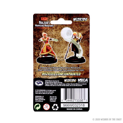 D&D Nolzur's Marvelous Miniatures: Fire Genasi Female Wizard - 2