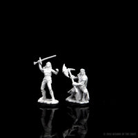 D&D Nolzur's Marvelous Miniatures - Female Half-Orc Fighter