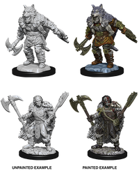 BACK-ORDER - D&D Nolzur's Marvelous Miniatures - Male Half-Orc Barbarian