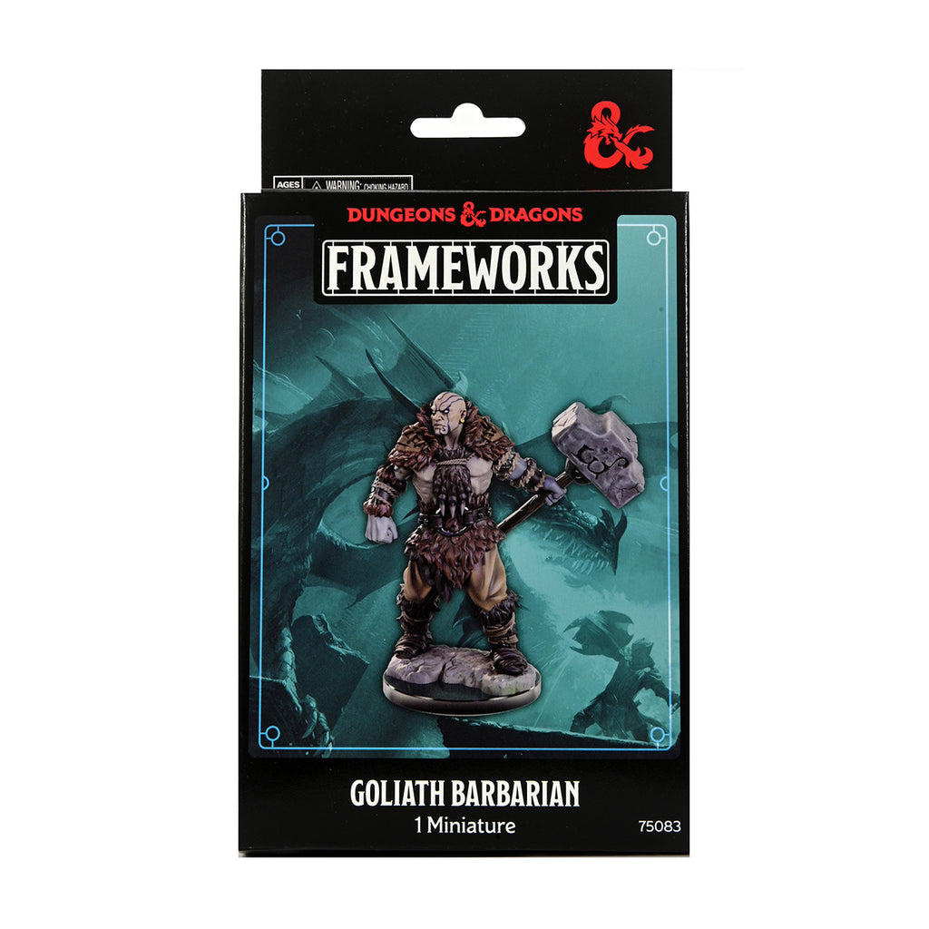 D&D Frameworks: Goliath Barbarian Male - Unpainted and Unassembled