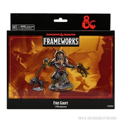 D&D Frameworks: Fire Giant - Unpainted and Unassembled - 1