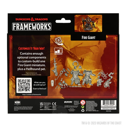 D&D Frameworks: Fire Giant - Unpainted and Unassembled - 2