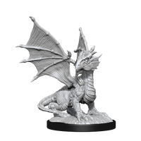 D&D Nolzur's Marvelous Miniatures: Silver Dragon Wyrmling & Female Halfling