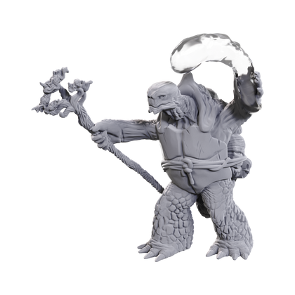 PRE-ORDER - D&D  Nolzur's Marvelous Miniatures: Tortle Druid & Wild Shape Giant Lizard - 1