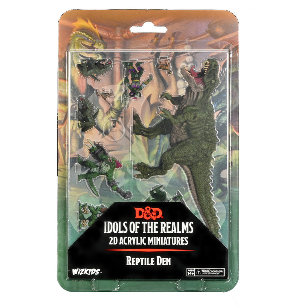 D&D Idols of the Realms: Scales & Tails - Reptile Den - 2D Set