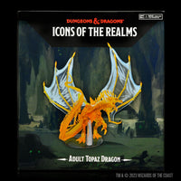 D&D Icons of the Realms: Adult Topaz Dragon