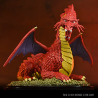 BACK-ORDER - D&D Icons of the Realms: 50th Anniversary - Classic Red Dragon Boxed Miniature