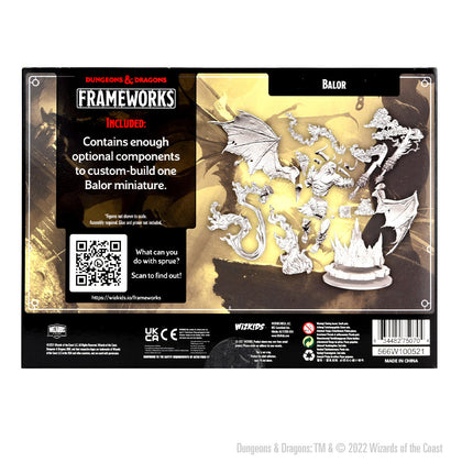 D&D Frameworks: Balor - Unpainted and Unassembled - 2