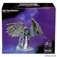 D&D Icons of the Realms Miniatures: Boneyard Premium Set - Blue Dracolich