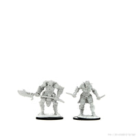 D&D Nolzur's Marvelous Miniatures: Bugbear Barbarian Male & Bugbear Rogue Female