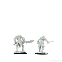 D&D Nolzur's Marvelous Miniatures: Bugbear Barbarian Male & Bugbear Rogue Female