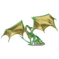 D&D Icons of the Realms: Adult Emerald Dragon Premium Figure