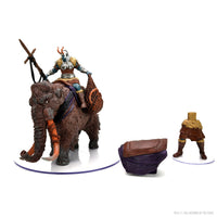 D&D Icons of the Realms Miniatures: Snowbound Frost Giant and Mammoth Premium Set