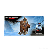 D&D Icons of the Realms Miniatures: Snowbound Frost Giant and Mammoth Premium Set