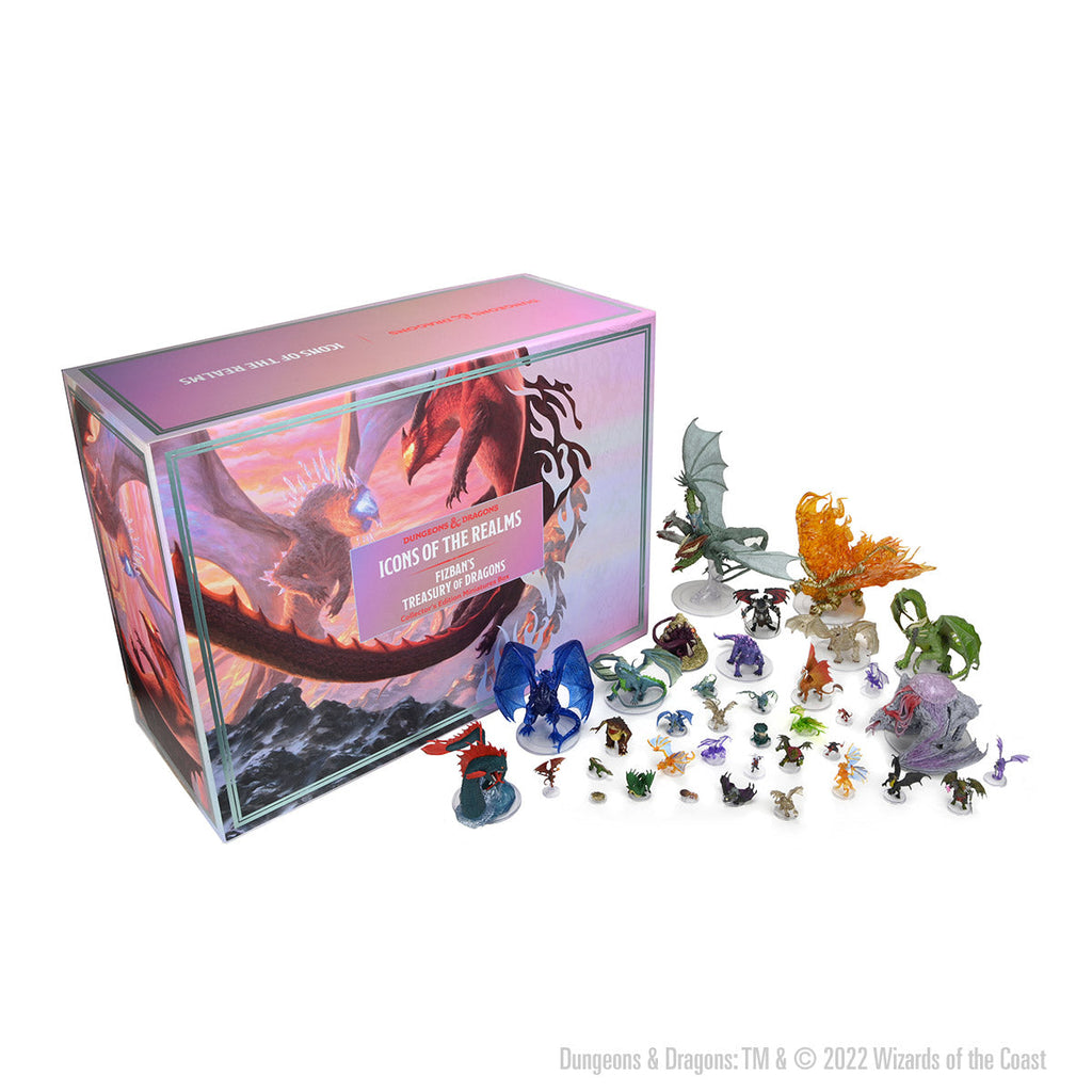 D&D Icons of the Realms: Fizban's Treasury of Dragons Collector’s Edition Box