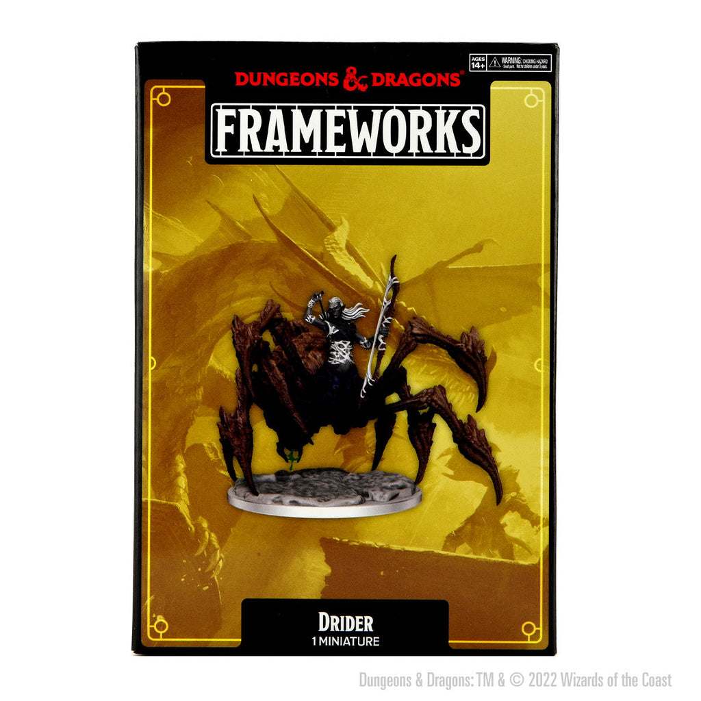 D&D Frameworks: Drider - Unpainted and Unassembled