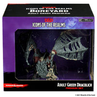 D&D Icons of the Realms Miniatures: Boneyard Premium Set - Green Dracolich