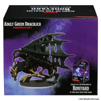 D&D Icons of the Realms Miniatures: Boneyard Premium Set - Green Dracolich