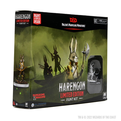 (DING & DENT) Dungeons & Dragons Nolzur's Marvelous Miniatures: Paint Kit - Harengon - 2