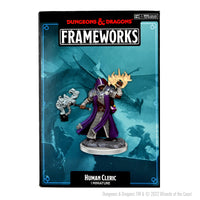 D&D Frameworks: Human Cleric Male - Unpainted and Unassembled