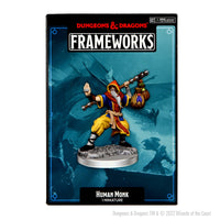 D&D Frameworks: Human Monk Male - Unpainted and Unassembled