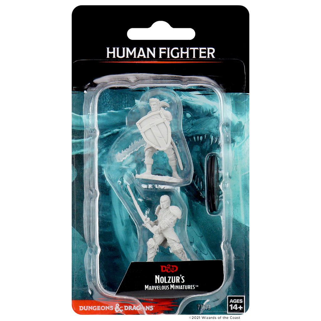 BACK-ORDER - D&D Nolzur's Marvelous Miniatures - Male Human Fighter