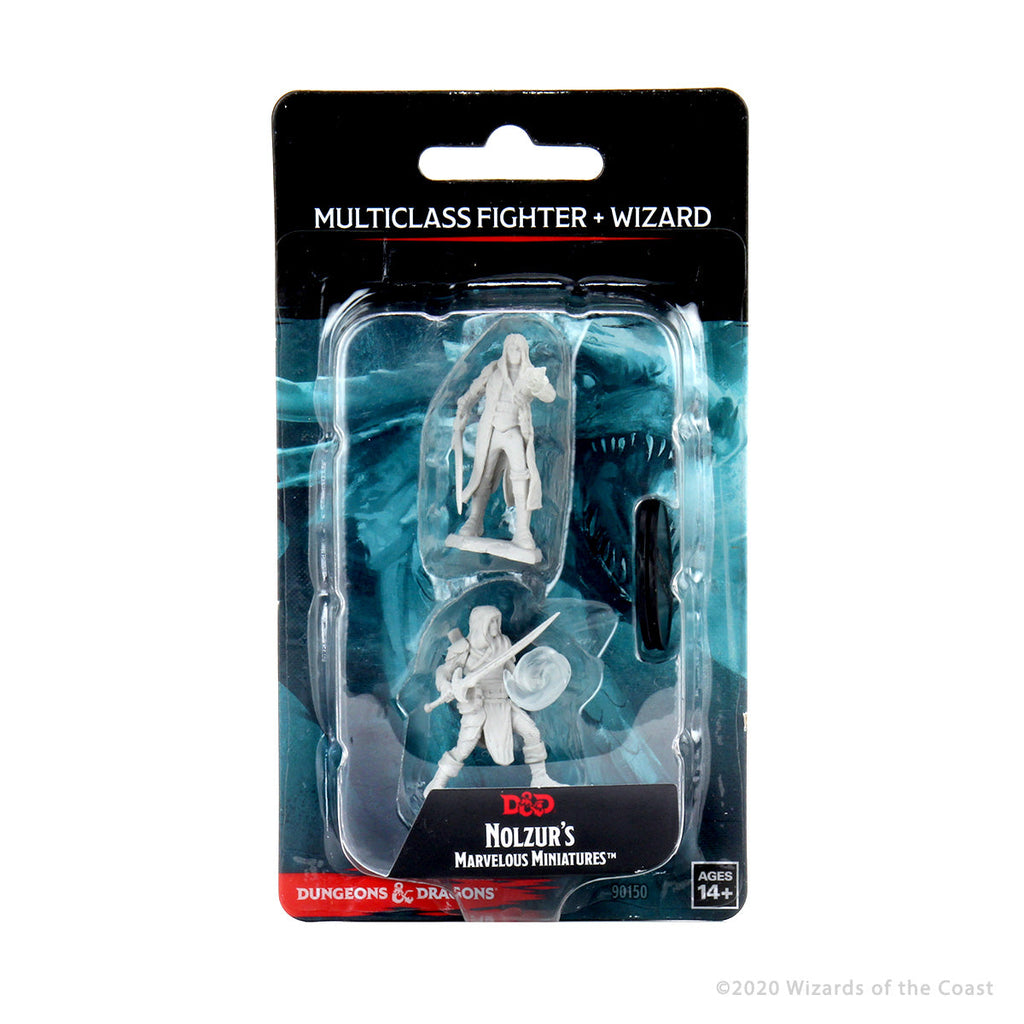 D&D Nolzur's Marvelous Miniatures: Multiclass Fighter + Wizard Male