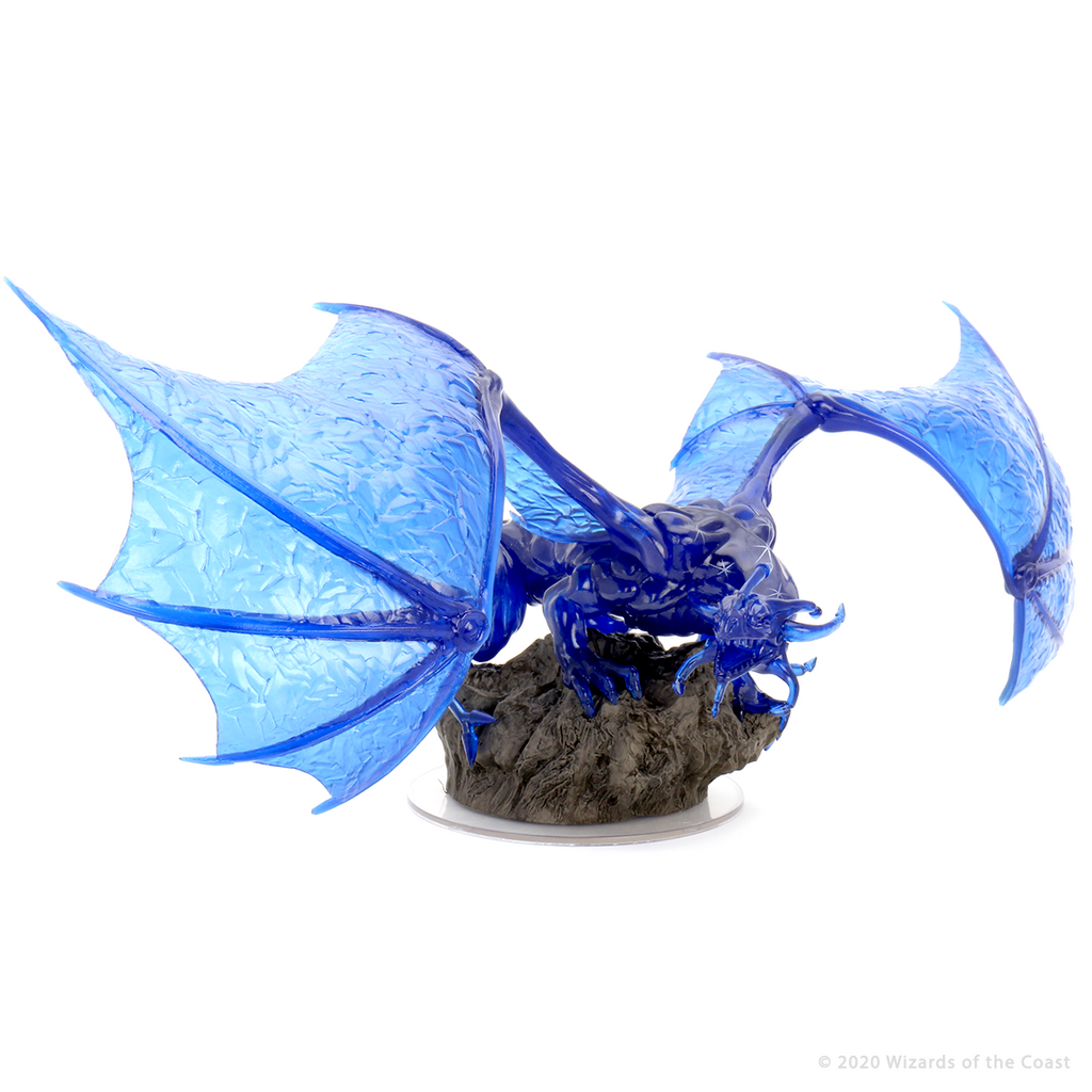 D&D Icons of the Realms Miniatures: Sapphire Dragon Premium Figure