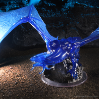 D&D Icons of the Realms Miniatures: Sapphire Dragon Premium Figure