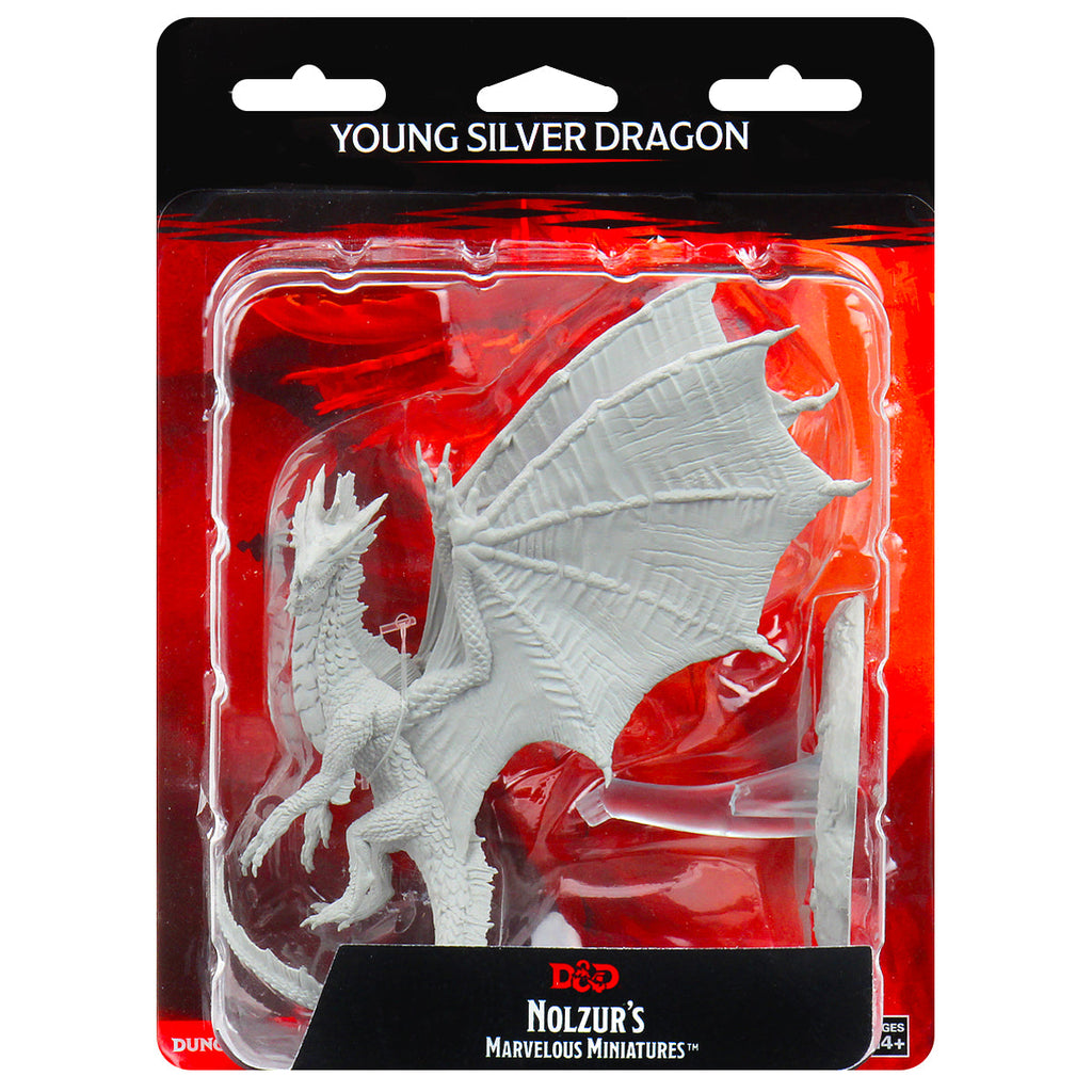 D&D Nolzur's Marvelous Miniatures: Young Silver Dragon