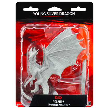 D&D Nolzur's Marvelous Miniatures: Young Silver Dragon - 1