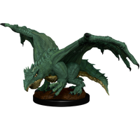 D&D Nolzur's Marvelous Miniatures - Green Dragon Wyrmling & Afflicted Elf