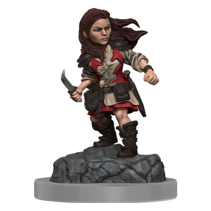 D&D Nolzur's Marvelous Miniatures: Halfling Rogue Female - 2