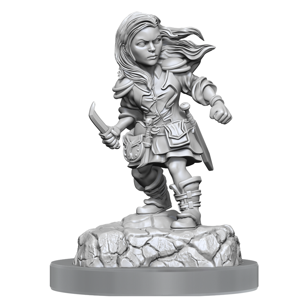 D&D Nolzur's Marvelous Miniatures: Halfling Rogue Female