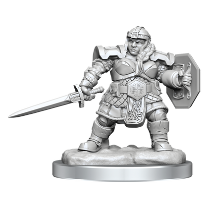 D&D Nolzur's Marvelous Miniatures: Dwarf Fighter Female - 1