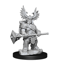 D&D Frameworks: Dwarf Barbarian Female - Unpainted and Unassembled