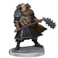 D&D Frameworks: Human Fighter Male - Unpainted and Unassembled